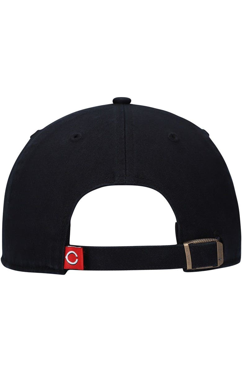 '47 Men's '47  Black Cincinnati Reds Cooperstown Collection Clean Up Adjustable Hat, Alternate, color, 