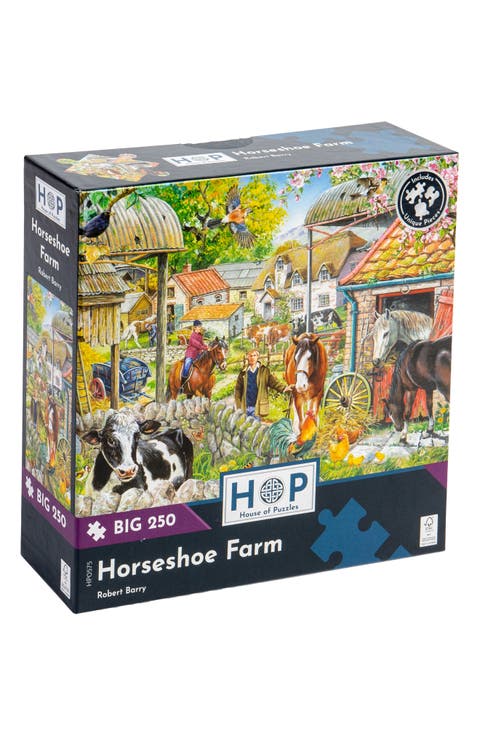 Horseshoe Farm Big250-Piece Jigsaw Puzzle