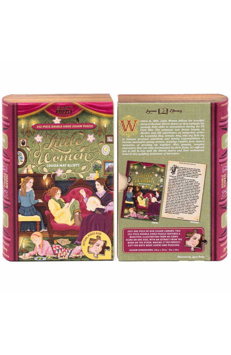 Professor Puzzle Library Little Women, 252Pc Doublesided Puzzle, Alternate, color, Multicolored