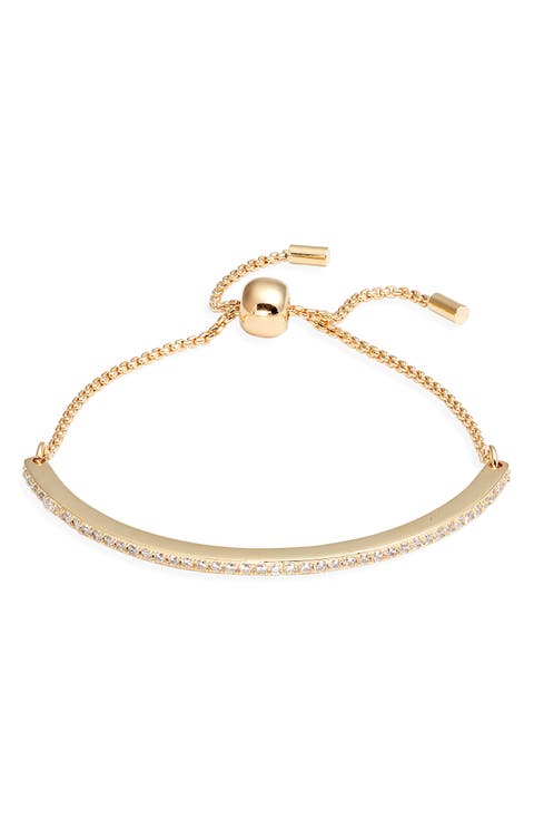 Cubic Zirconia Adjustable Tennis Bracelet