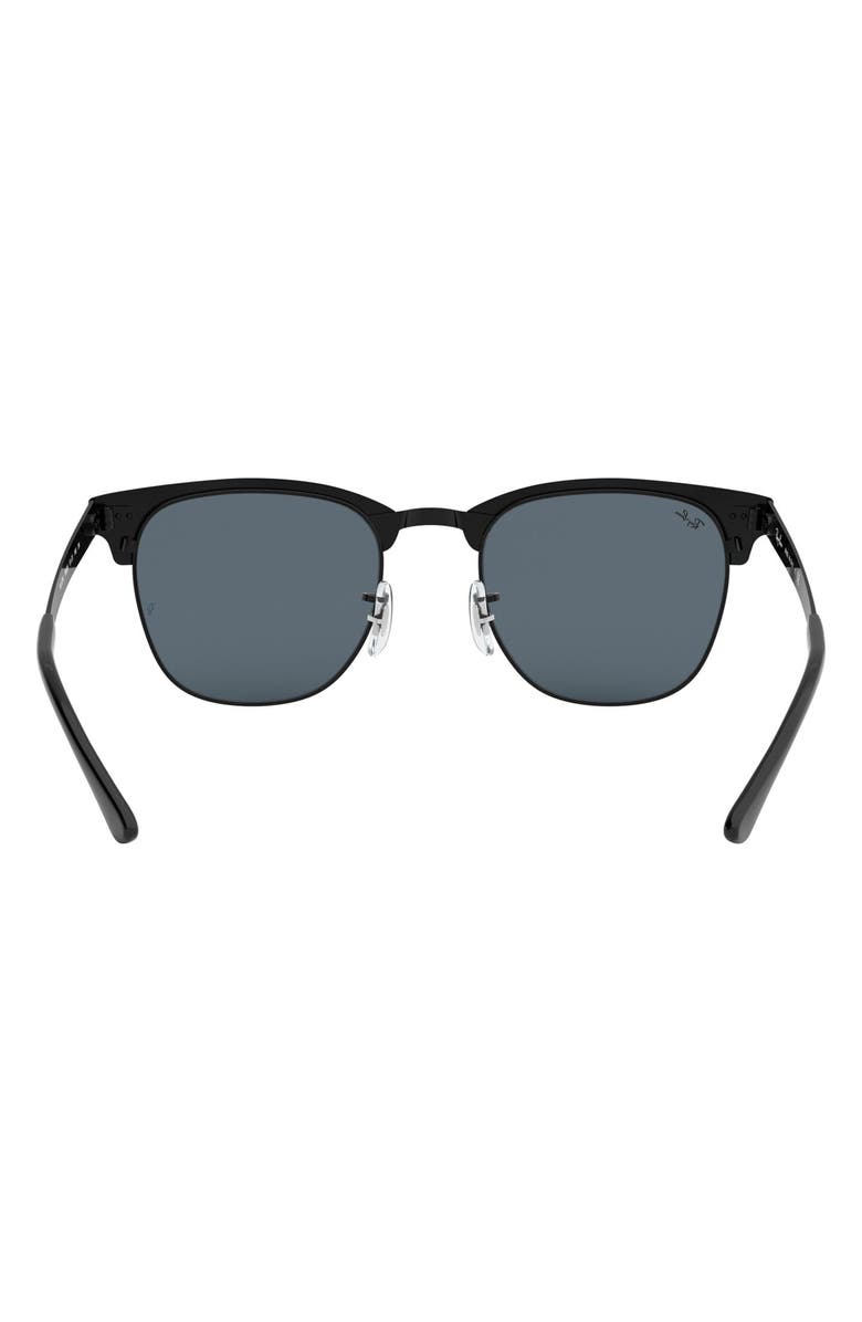 Ray-Ban Clubmaster 51mm Sunglasses, Alternate, color, Shiny Black