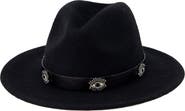 Kurt Geiger London Evil Eye Wool Felt Fedora