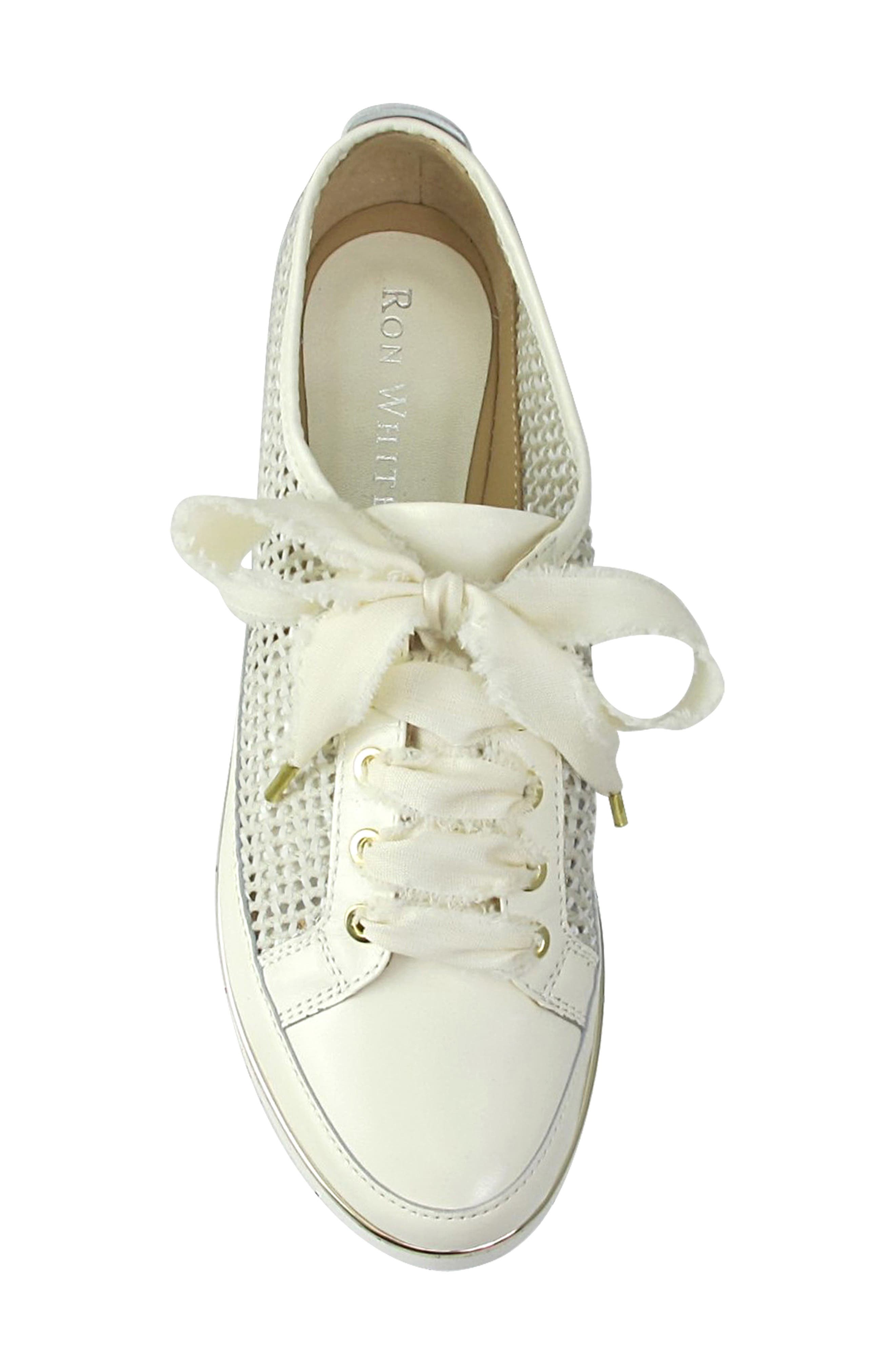 Ron White Novalee Woven Raffia Sneaker, Alternate, color, 