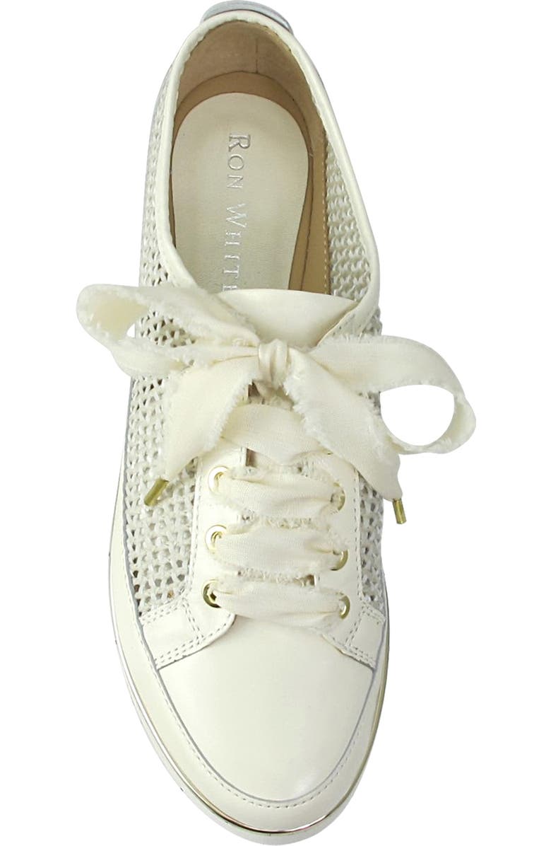 Ron White Novalee Woven Raffia Sneaker, Alternate, color,