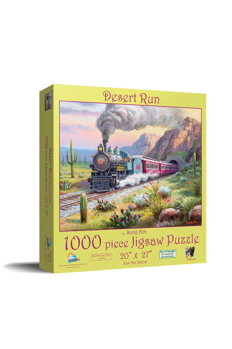 Desert Run 1000 piece Jigsaw Puzzle for Adults, Main, color, Multicolor