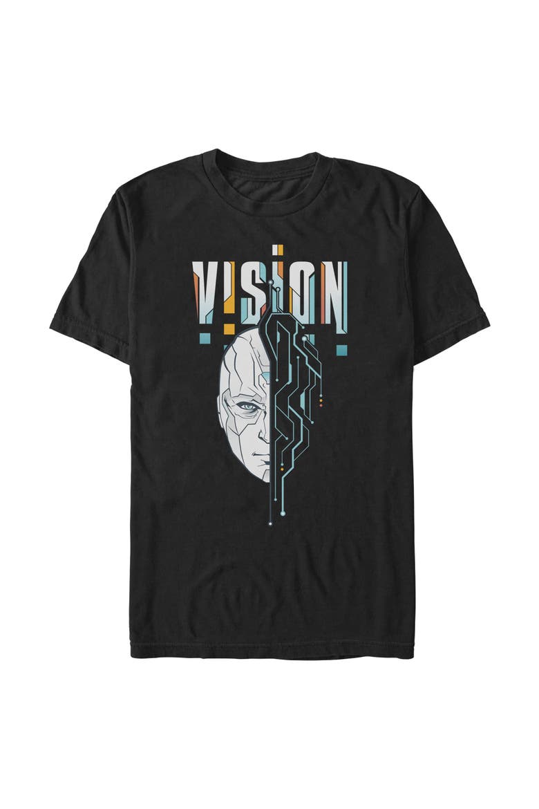 Men's Circuit Face Short Sleeve T-Shirt, Main, color, Black