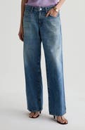 AG Adria Low Rise Wide Leg Jeans
