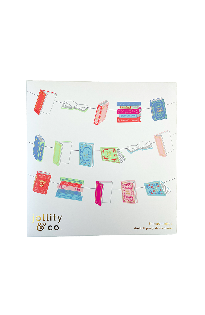 Jollity & Co Book Club Themed Party Garland, Main, color, Assorted Pre-Pack