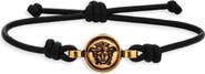 Versace Men's Leather Slide Bracelet