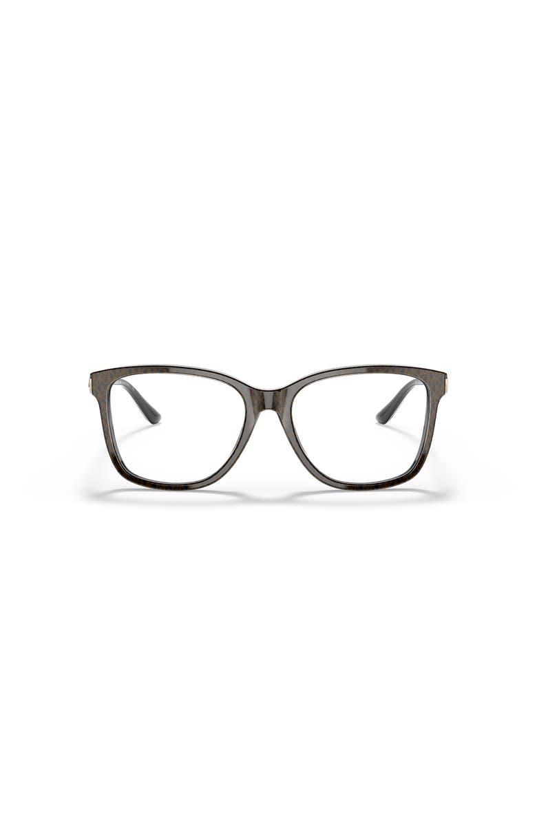 Michael Kors 53mm Square optical glasses, Alternate, color, Brown