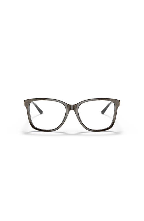 Michael Kors 53mm Square Optical Glasses In Brown
