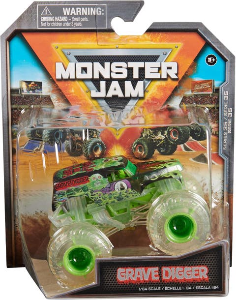 Mini Grave Digger Die Cast Vehicle