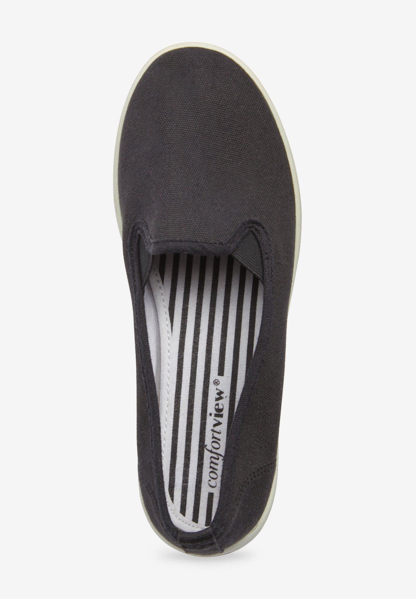 Comfortview The Dottie Slip On Sneaker, Alternate, color, Black