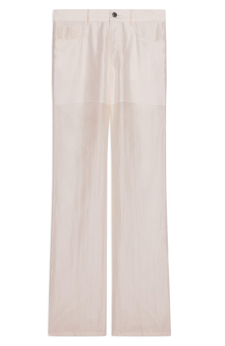 Helmut Lang Sheer Bootcut Pants, Alternate, color, 