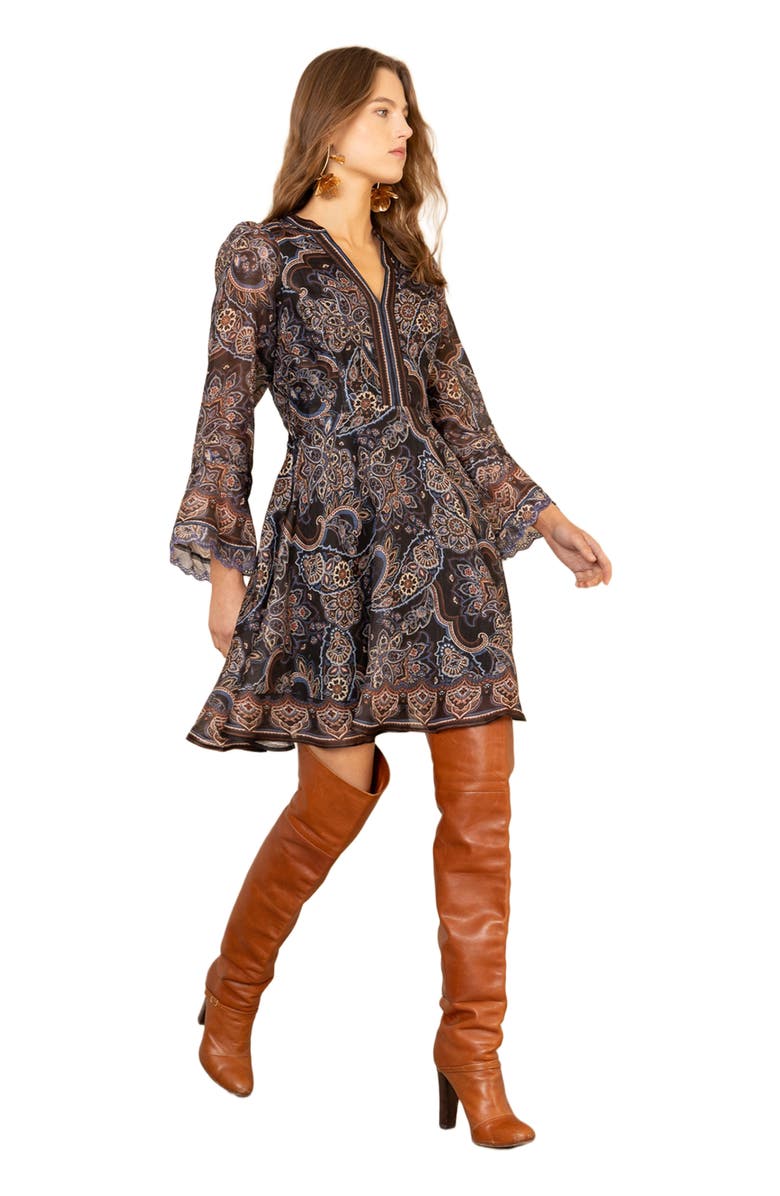 Hale Bob Artemis Organza Dress, Alternate, color, 