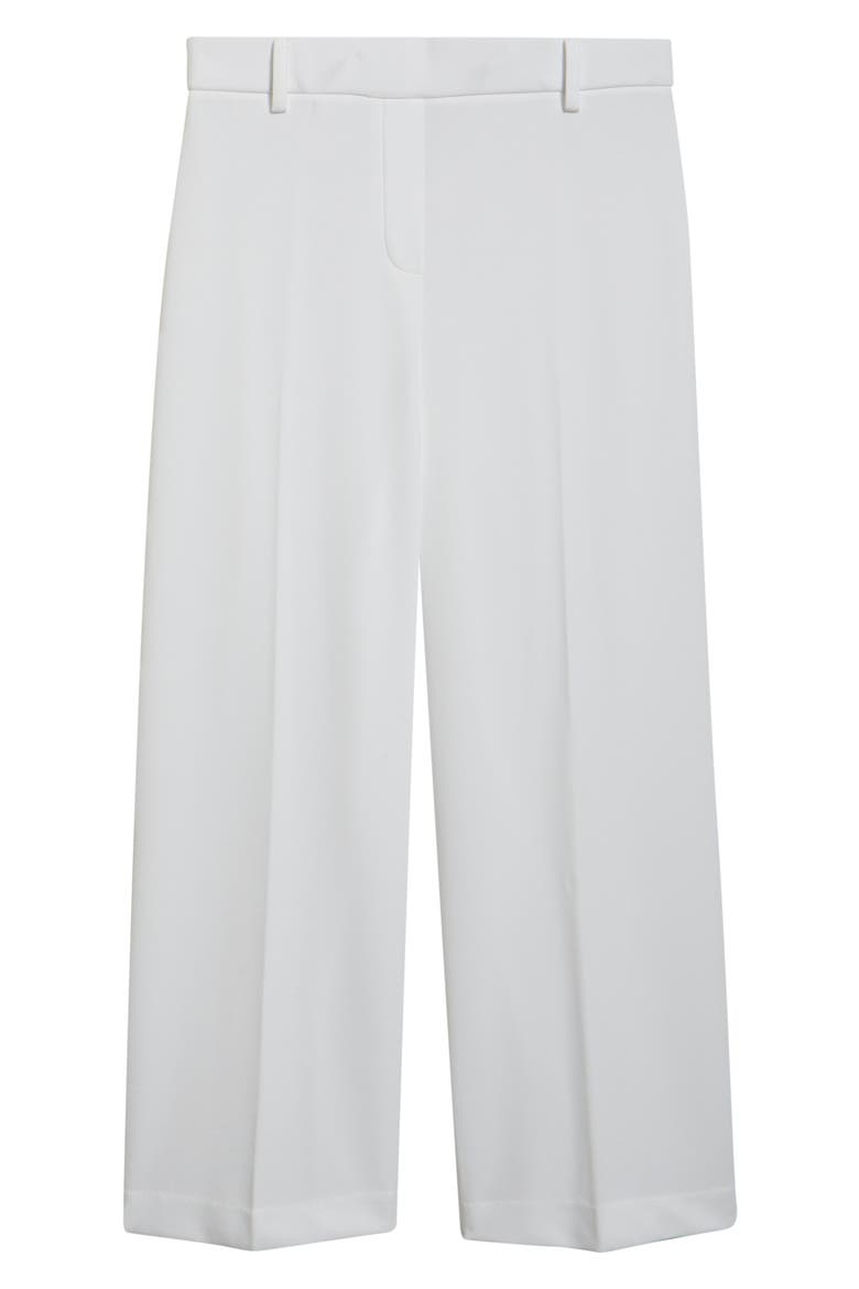 Wide Leg Crop Pants, Alternate, color, CRISP WHITE