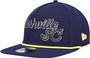 New Era Men's New Era  Navy Nashville SC Script Golfer Adjustable Hat