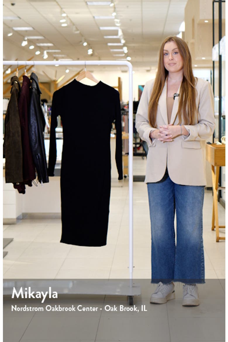 The NW Long Sleeve Midi Dress video