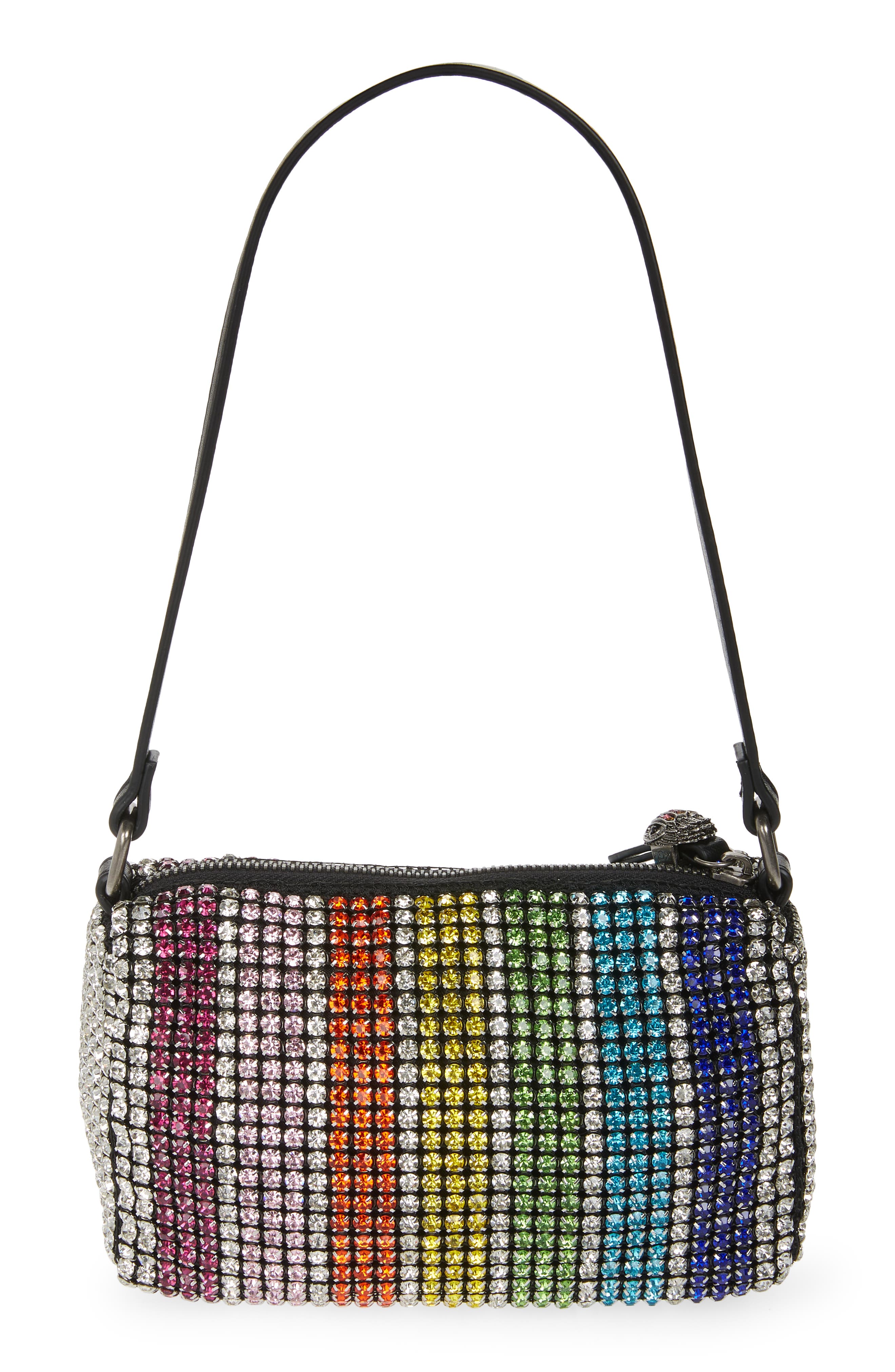 Kurt Geiger London Party Pochette Crystal Shoulder Bag, Alternate, color, 