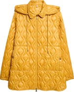 Moncler Balette Quilted Down Jacket with Removable Hood
