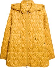 Moncler Balette Quilted Down Jacket with Removable Hood