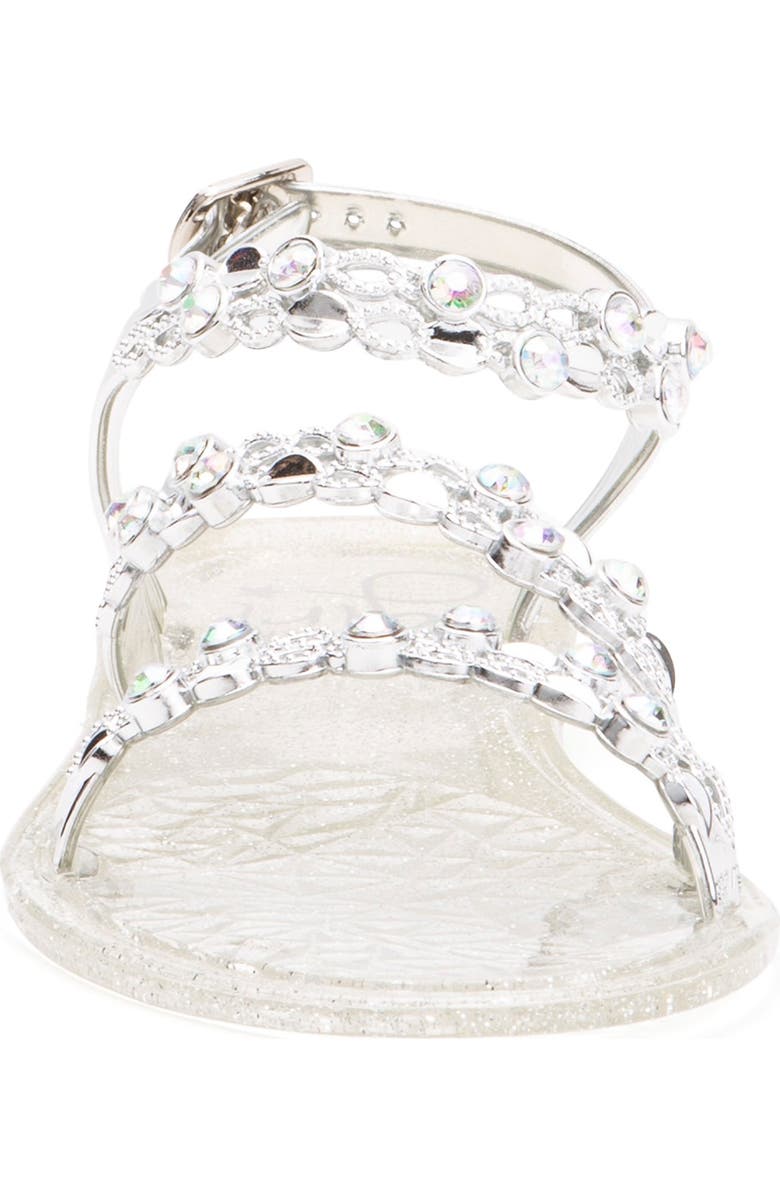 OLIVIA MILLER Embellished Jelly Sandal, Alternate, color,