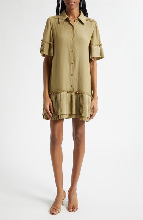 Tabitha Short Sleeve Shirtdress