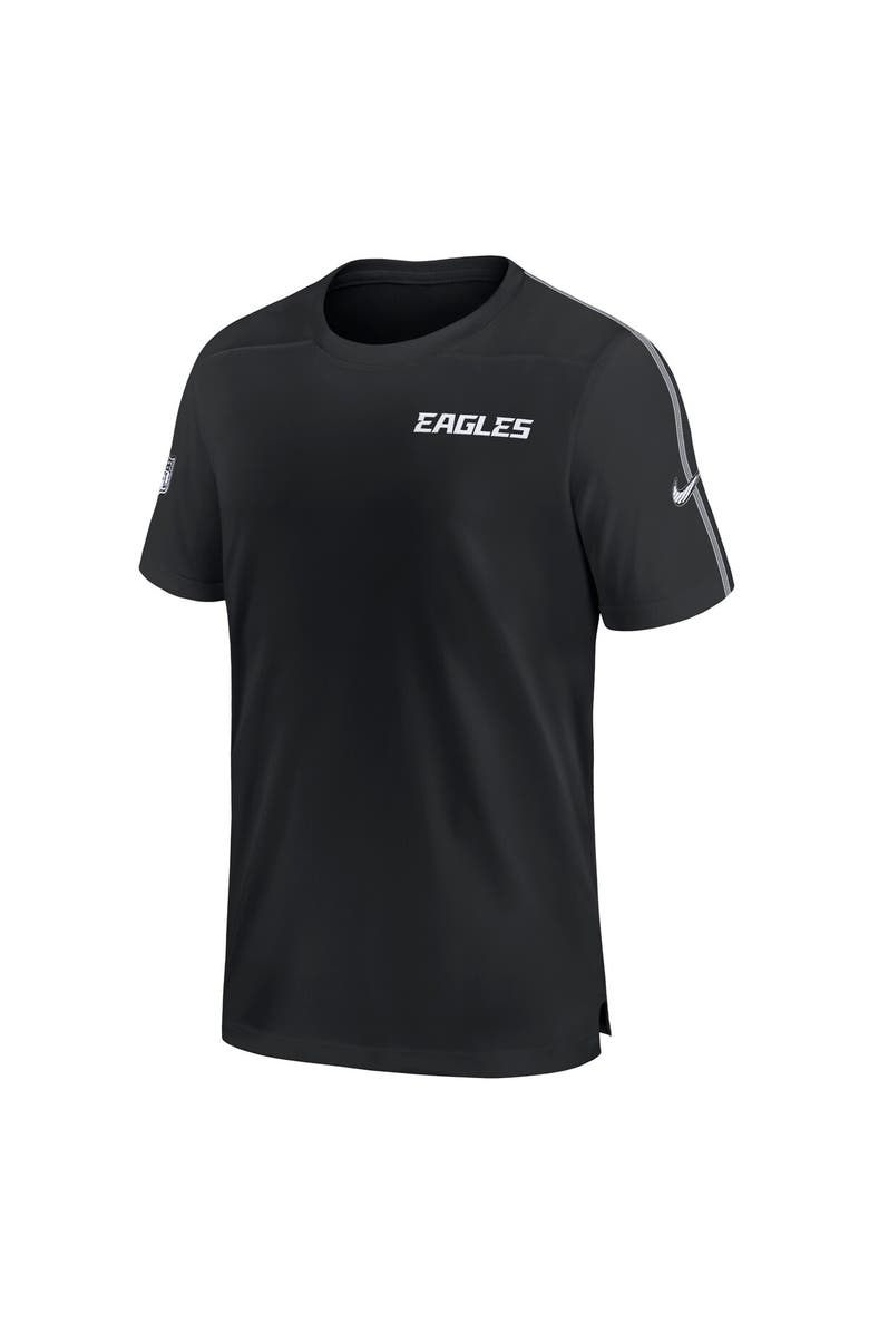 Nike Men's Nike Black Philadelphia Eagles 2024 Sideline Coach UV Performance T-Shirt, Alternate, color, 