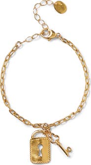 Chan Luu Lock & Key Charm Bracelet