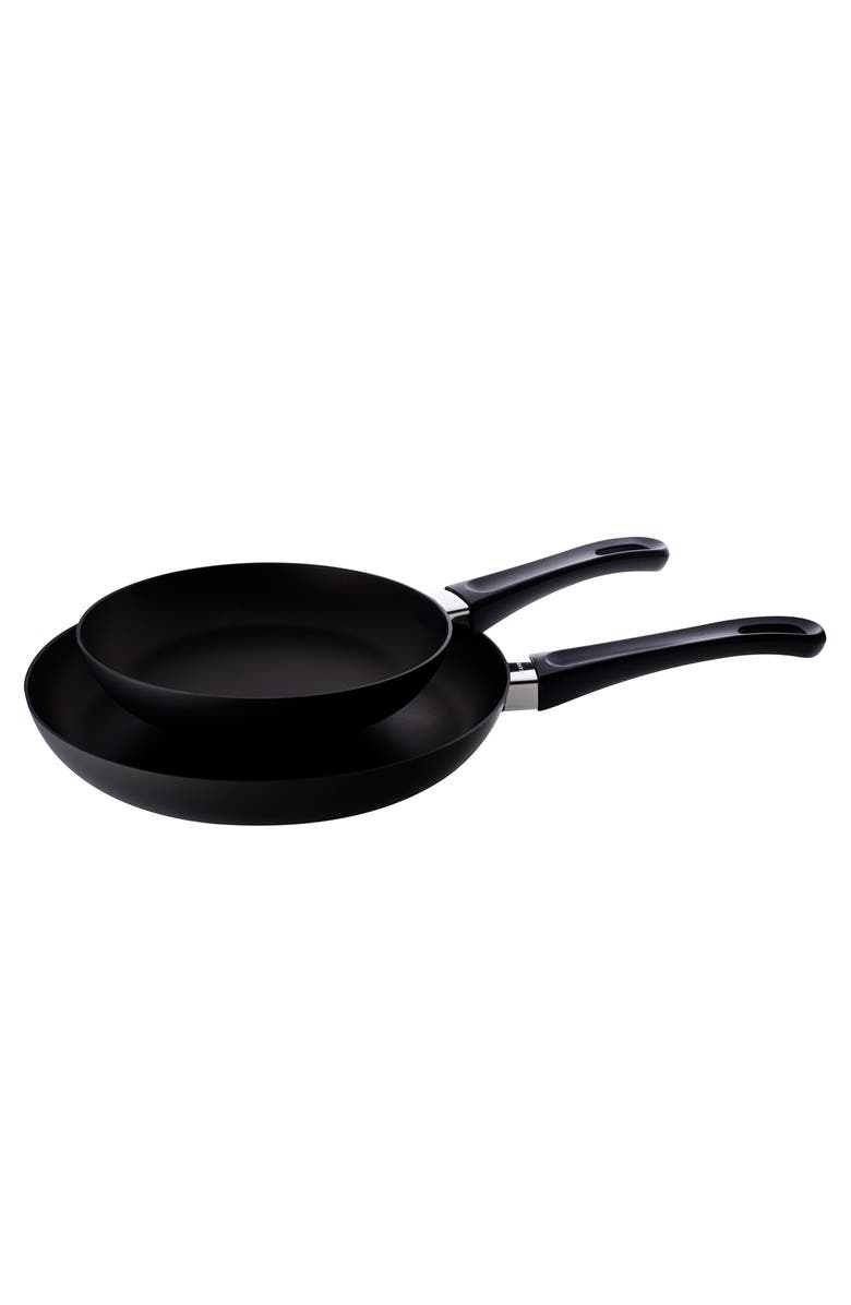 Scanpan Classic 2 Piece Fry Pan Set, 8" & 10.25", Nonstick, Main, color, Black