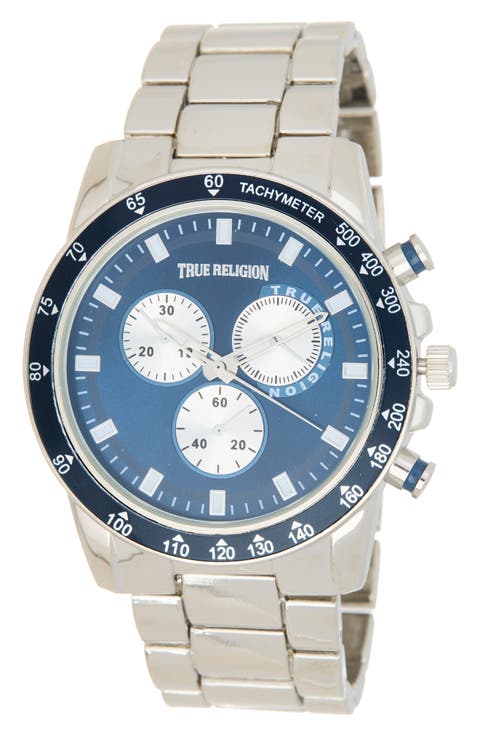 Round Tachymeter Bracelet Watch
