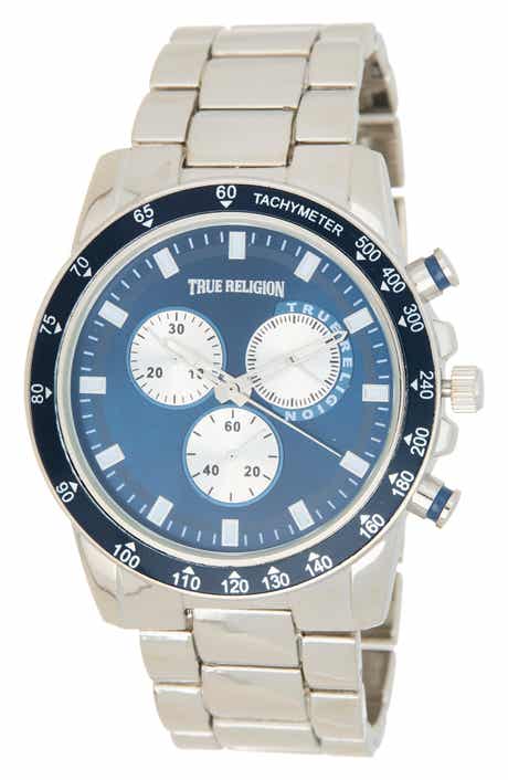 Round Tachymeter Bracelet Watch