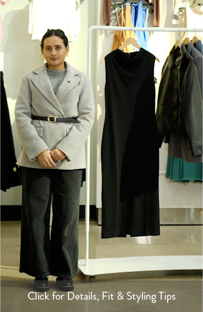 Ponte Sleeveless Midi Dress, sales video thumbnail