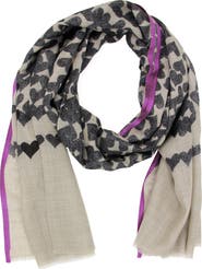 SAACHI Heart Wool & Silk Scarf
