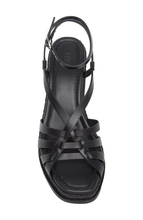 PAIGE PAIGE JILL ESPADRILLE ANKLE STRAP PLATFORM WEDGE SANDAL 
