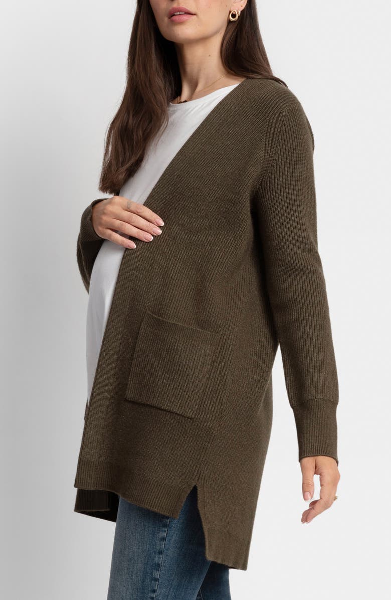 Seraphine Longline Maternity Cardigan, Alternate, color,