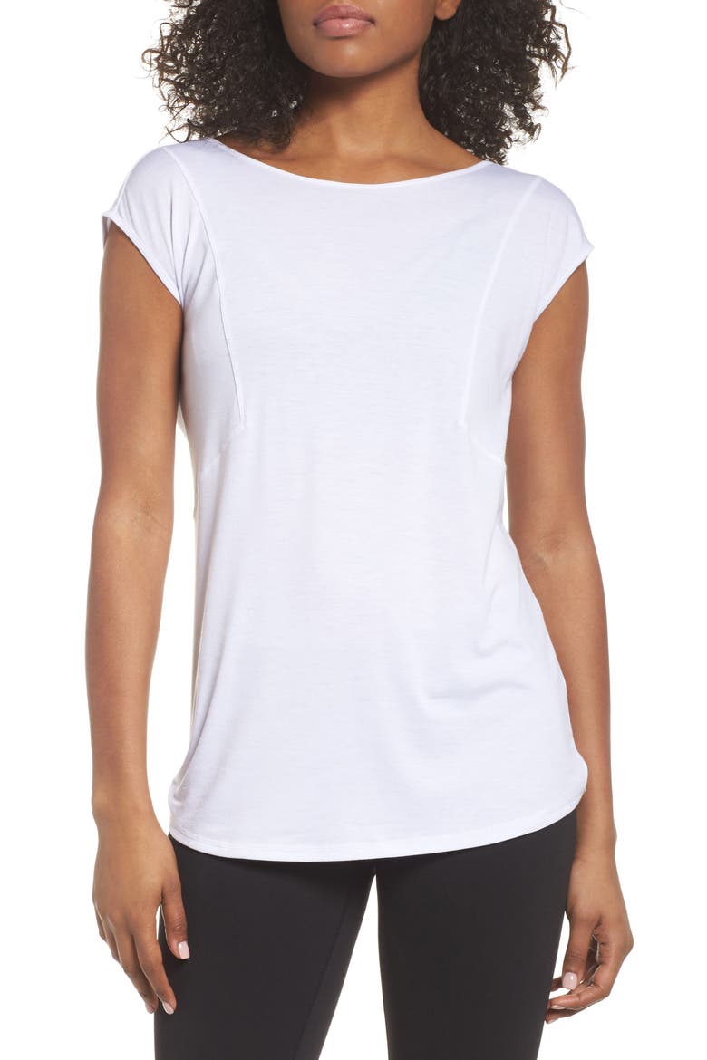 Dive Back Tee, Main, color, WHITE
