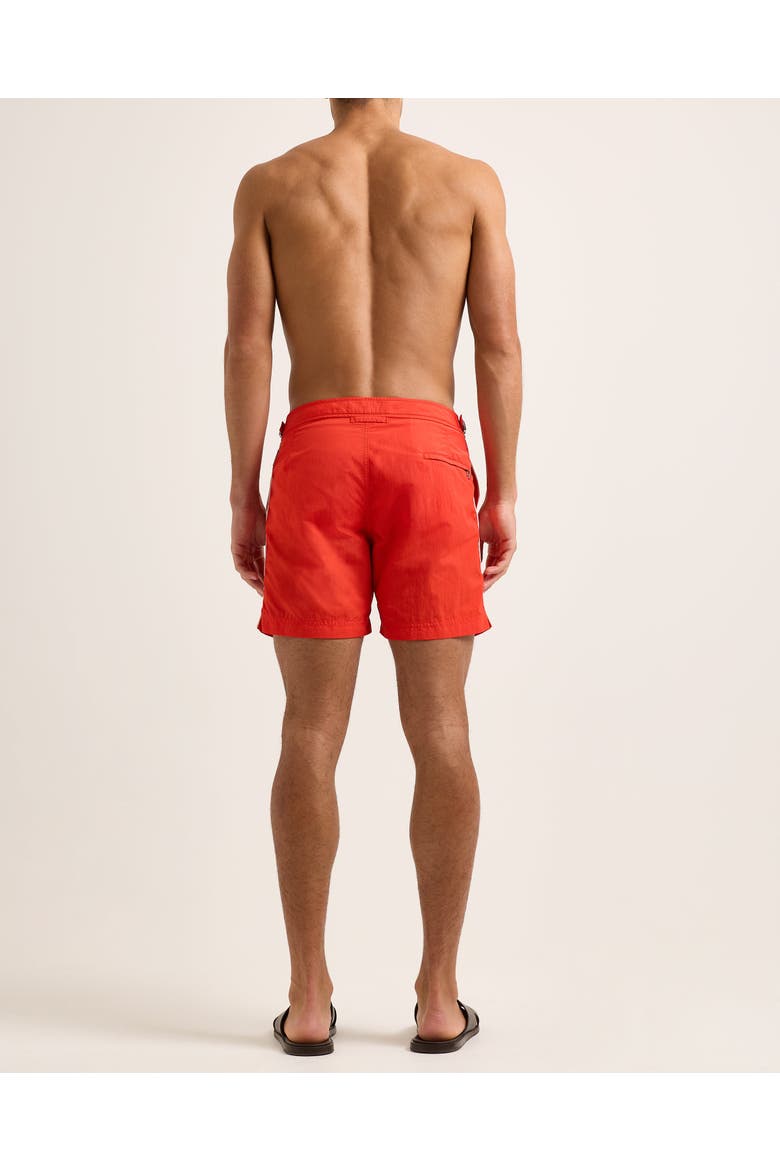 Bulldog Mid-Length Swim Shorts, Alternate, color, SUMMER RED