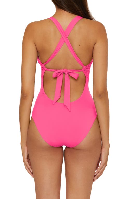 Becca Marble Canyon Ring One-piece Swimsuit In Pink