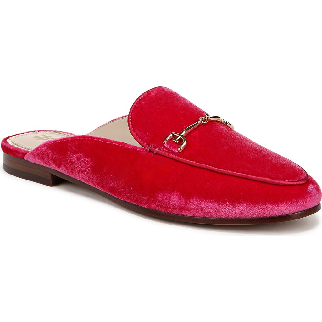 Sam Edelman Linnie Bit Mule Pink Topaz Velvet In Pink