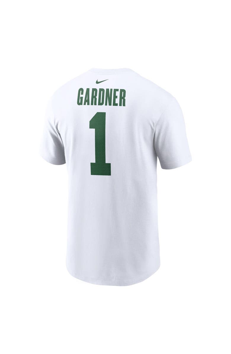 Nike Men's Nike Ahmad Sauce Gardner White New York Jets Legacy Player Name & Number T-Shirt, Alternate, color, White