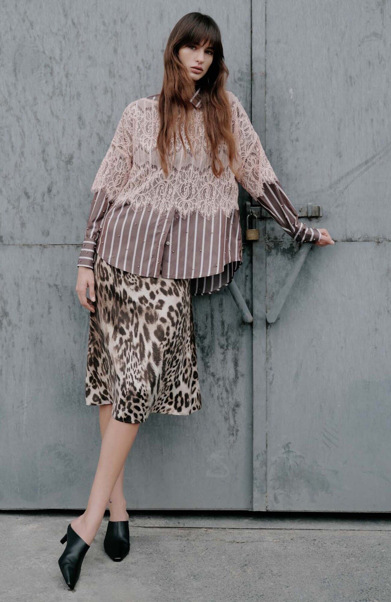 THEO The Label Danae Leopard Print Ruched Skirt (Women) | Nordstrom