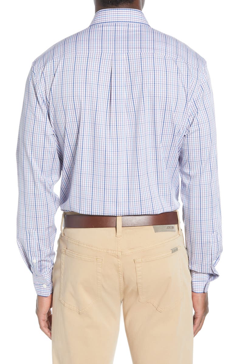 johnnie-O Classic Fit Plaid Button-Up Shirt, Alternate, color, 