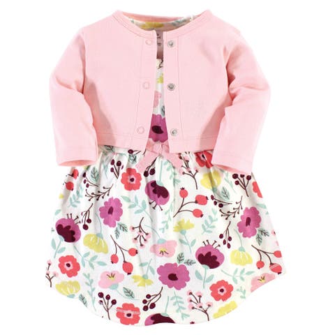 Organic Cotton Dress and Cardigan (Toddler & Little Kid)