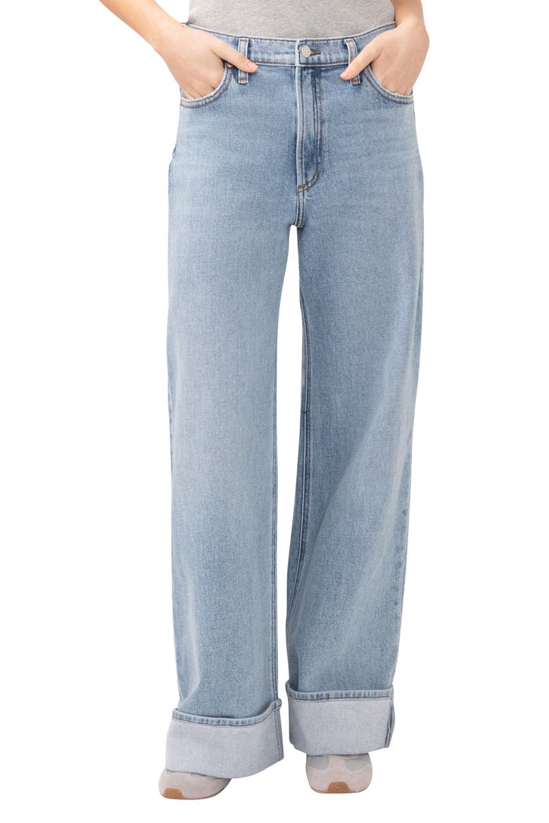 Highly Desirable High Waist Wide Leg Jeans, Main, color, HARMONY