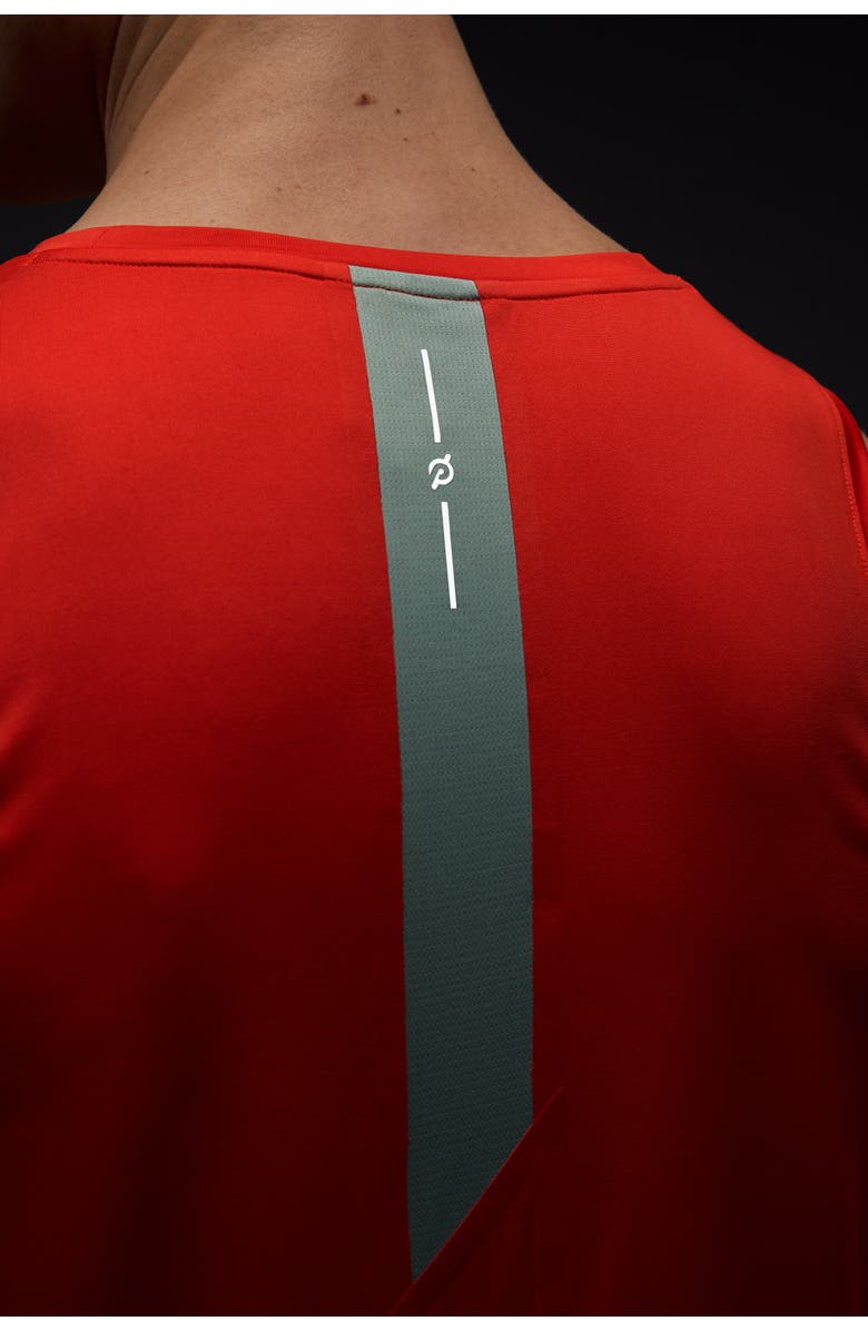 Peloton Interlock Bonded Tank, Alternate, color, Cherry Tomato