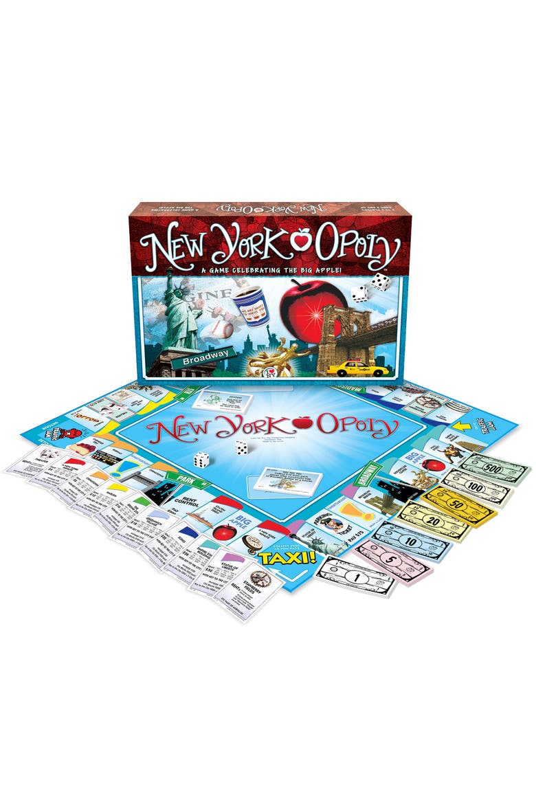 New Yorkopoly Monopoly Board Game, Alternate, color, Multicolored