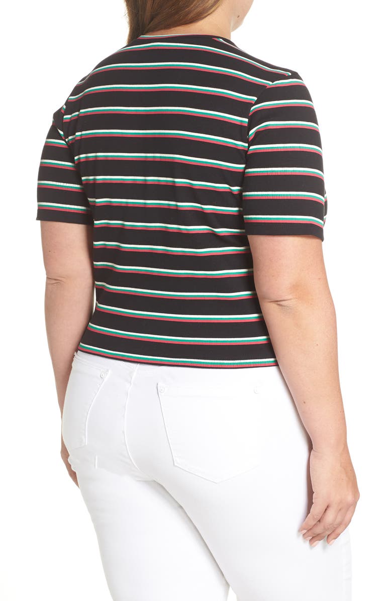 BP. Stripe Crop Tee, Alternate, color, 