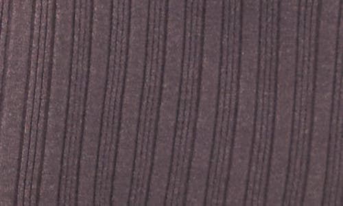 Cece Long Sleeve Rib Turtleneck Sweater Minidress In Gray
