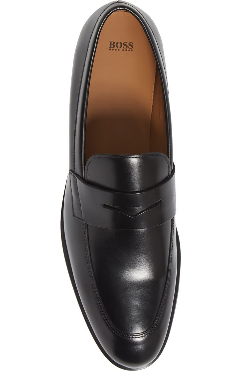 BOSS Eastside Penny Loafer, Alternate, color, Black